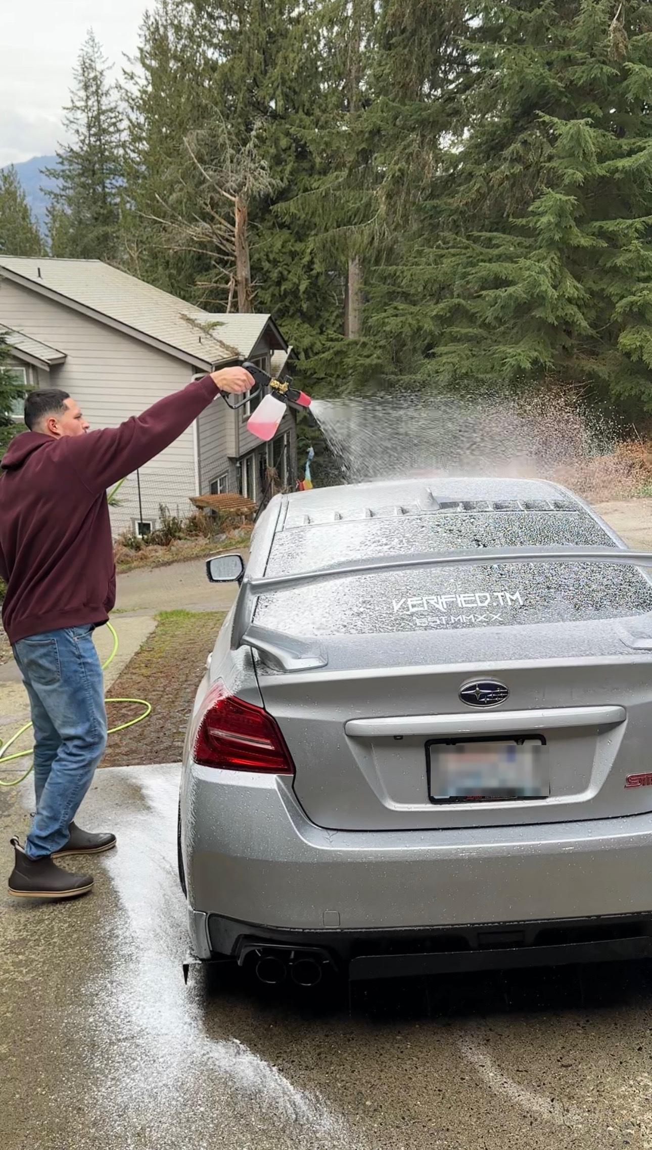 Gabe Sanchez, owner of Victory Lap Mobile Detailing, providing professional car detailing services in Bellingham WA